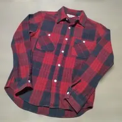 FIVE BROTHER ファイブブラザー ネルシャツ チェック レッドブラック