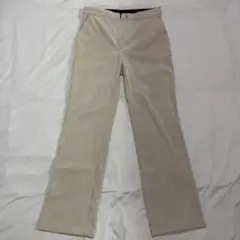 ベージュ コーデュロイ フレアパンツ