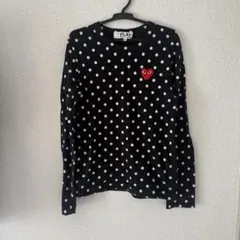 PLAY COMME des GARCONS ドット柄 長袖Tシャツ S