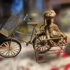 黄昏れE.T. 自転車 フィギュア キーホルダー