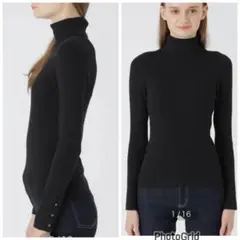 BLUE LABEL CRESTBRIDGE 限定　ウールミックスリブタートル