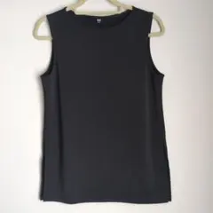 UNIQLO ノースリーブ チュニック ブラック Mサイズのサムネイル