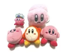 超美品　人気カービィまとめ売り　ハッピーセット　アイスカービィタグ付き5点セット