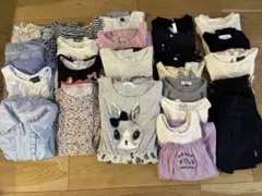 女の子　夏服まとめ売り　24着　120.130 半袖　ワンピース