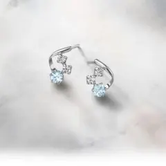 K10ホワイトゴールド ピアス