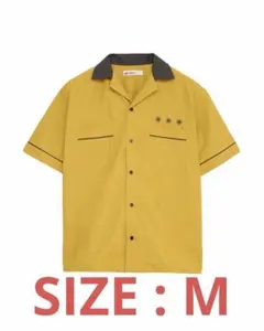 【期間限定値下げ】GDC/Bowling Shirt半袖シャツ イエロー/ Mのサムネイル