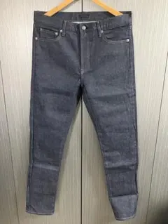 UNIQLO 濃紺 メンズ 赤耳 セルビッジデニム ジーンズ ユニクロ W34