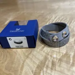新品未使用【SWAROVSKI】　スレーク ラインストーン グレー