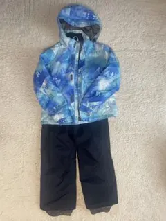 子ども用スキーウェアセット 青系　140