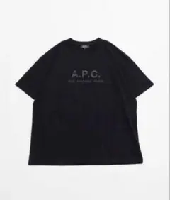 希少A.P.C. 別注 RUE MADAME FS 黒刺繍ロゴ