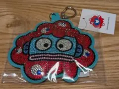 ミャクミャク　ハンギョドン　キラキラレザーキーホルダー大阪関西万博サンリオ