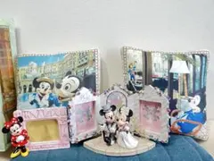 【レア5点セット】東京ディズニーシー ミラコスタ クッション＆写真たて2＆紙袋のサムネイル