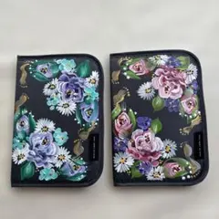 お薬手帳ケースセット337 トールペイント　手書き　ハンドメイド　薔薇