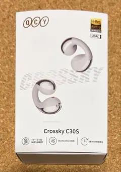 ＊＊訳アリ！＊＊QCY Crossky C30Sシルバー クリアケース付き