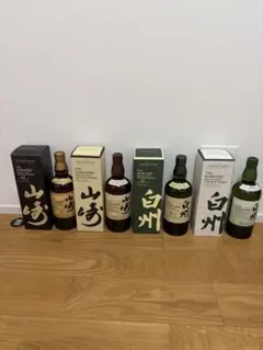 サントリー 山崎12年 白州12年 山崎NV 白州NV 4本セットのサムネイル