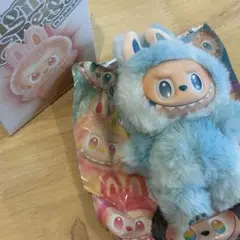 LABUBU ラブブ BIG into energy HOPE 青 新品