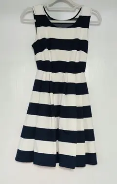 ＆ by P＆Dボーダー柄 ノースリーブ ミニワンピースのサムネイル