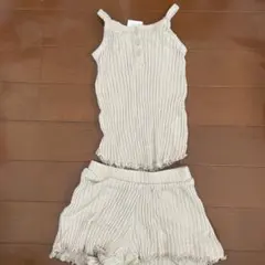 ZARA ベージュ キャミソールとショートパンツセット 12-18ヶ月