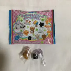 サンエックスユニバース　チャームつきグミ　モノクロブー　こげぱん