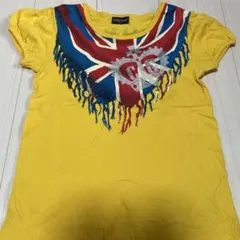 CHUBBYGANG キッズ Tシャツ イエロー 150 ユニオンジャックのサムネイル