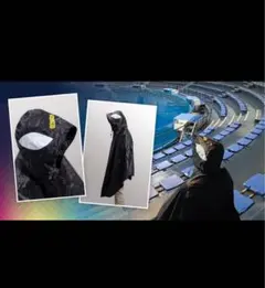 沙花叉クロヱ ホロライブ 沙花叉とびしょ濡れ水族館 入場者特典 レインポンチョ