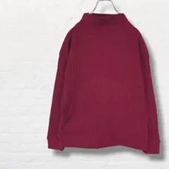 ハイネック カットソー【F】レッド系
