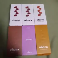 【未開封】ohora　ネイル　6点セット　まとめ　韓国　ジェル　シール