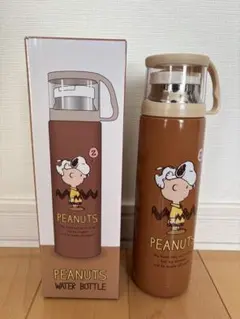 【新品未使用】スヌーピー PEANUTS 水筒 480ml カップ付き