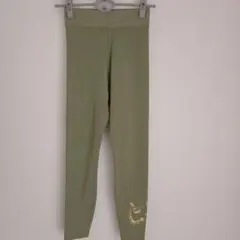 NIKEロゴオリーブグリーン ロゴ付きレギンス