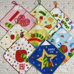 【新品】はらぺこあおむしループタオル8組セット
