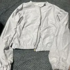 ジップアップジャケット　パープル