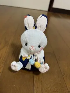 うさぎ　ストラップ　ちりめん細工
