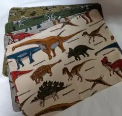 1/31まで★特価【ハンドメイド】ランチョンマット4枚/32*23/恐竜