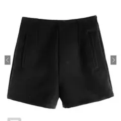 ハイウエストショートパンツ ブラックのサムネイル