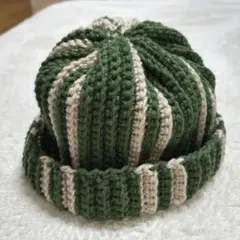 手編み　　ニット帽