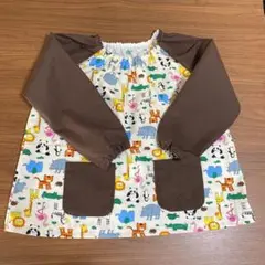 長袖スモック　ハンドメイド
