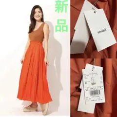 Snibelタグ付き新品 リネンロングワンピース
