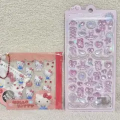 ボンボンドロップシール　がーりーボンボン　バレリーナ　プチパーツ　キティ　正規品