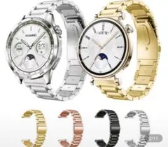 スマートウォッチバンド 22mm シルバー