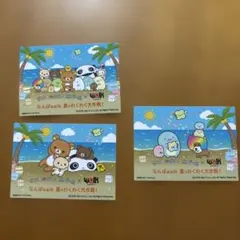 サンエックスユニバース なんばwalk ステッカー 3枚セット - メルカリ