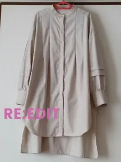RE:EDIT リエディ　ロングシャツ　オーバーシャツのサムネイル