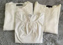 ELLE OZOC UNTITLED半袖トップス 3点セット Mサイズのサムネイル