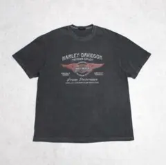 【美品】メンズXL相当　海外古着　ハーレーダビッドソン　フェード　加工