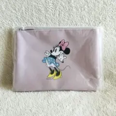【非売品】ディズニーストア ミニーの日 ミニーマウス フラットポーチ ピンク