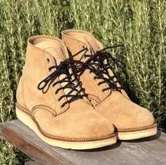 Red Wing ワークブーツ スエード ベージュ　8167 四角犬タグ　98年のサムネイル