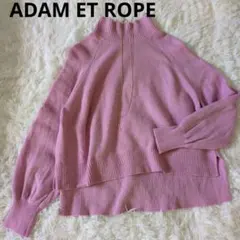 ADAM ET ROPE' アダムエロペ ウールクロップドタートルプルオーバー