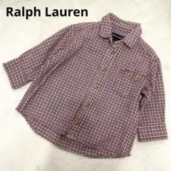 美品★Ralph Lauren ラルフローレン　チェック柄　長袖シャツ　ベビー