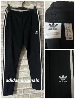 adidas メンズ2XL ジョガーパンツ　ジャージ　パンツ　刺繍ロゴ　黒白