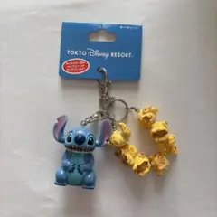 【ディズニー】スティッチ ポップコーン キーチェーン