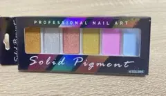 ネイル者必見‼️ミラーパウダー パレット ネイルパウダー 6色セット チップ付